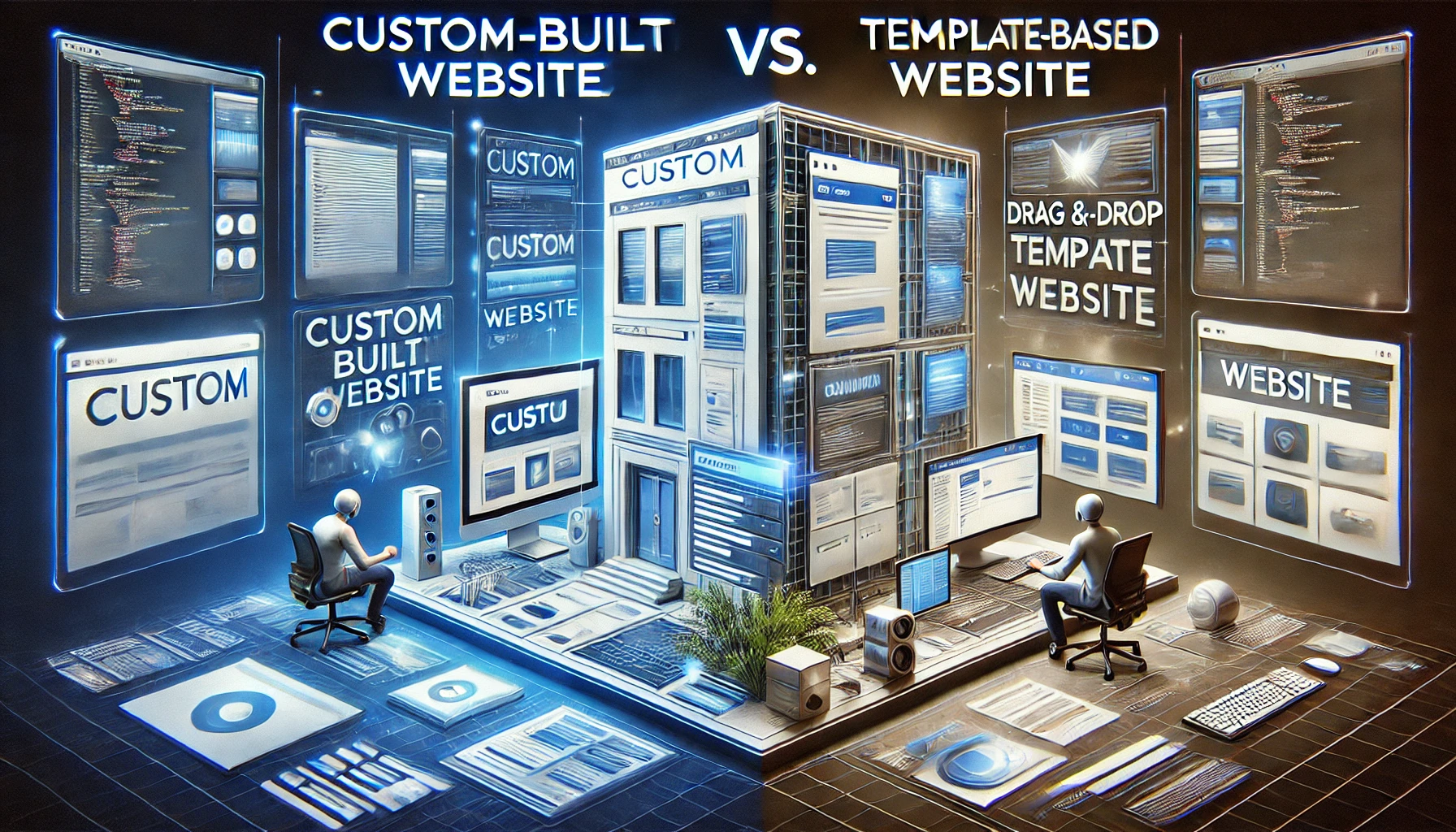 Comparing Custom vs. Template Websites