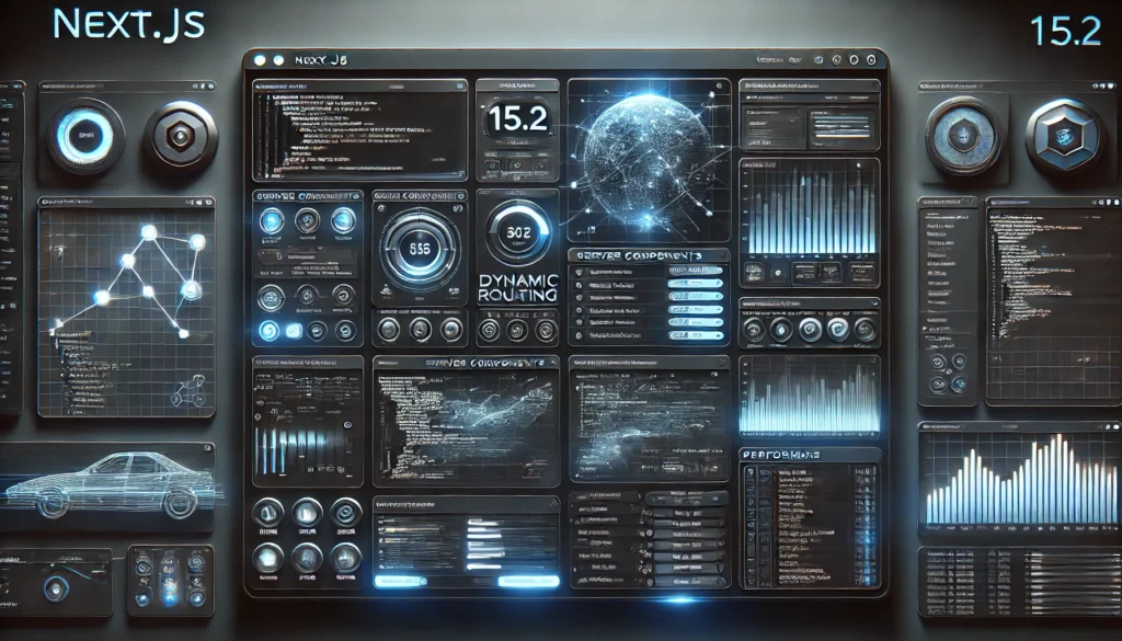 Preview of Next.js 15.2 interface