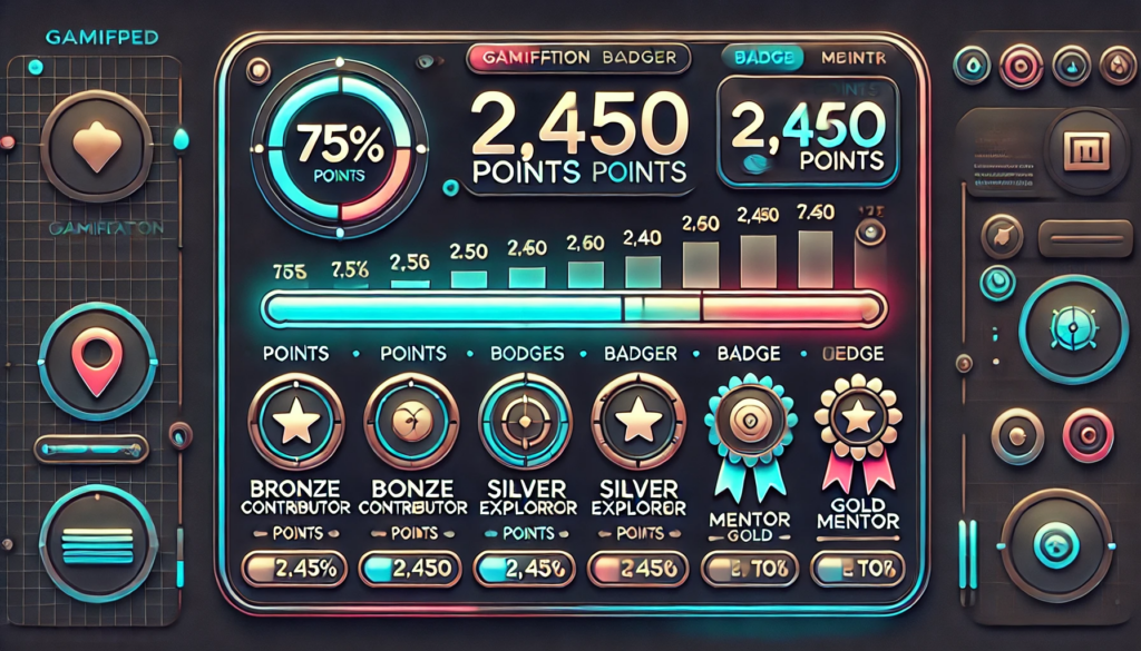 Implementing Points, Badges, and Progress Bars