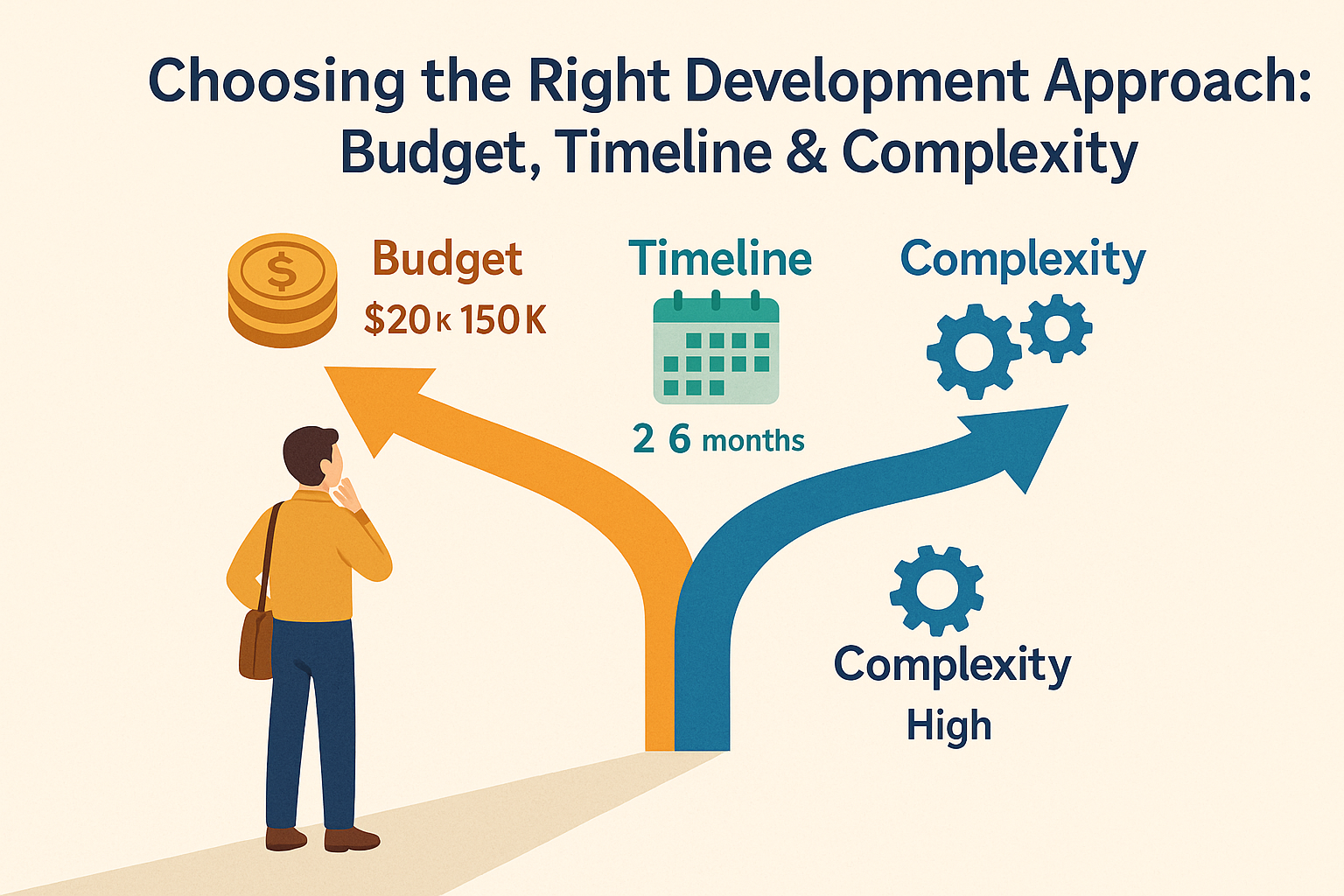 Choosing the Right Development Approach: Budget, Timeline & Complexity