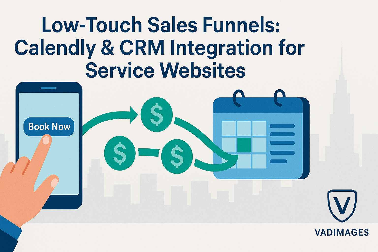 Low-Touch Sales Funnels: Calendly & CRM Integration for Service Websites