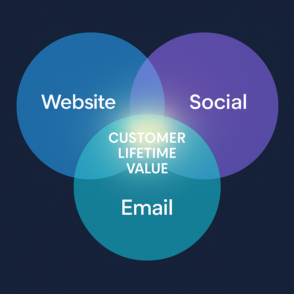 One Voice Across Web, Social & Email: The Small-Biz Growth Loop